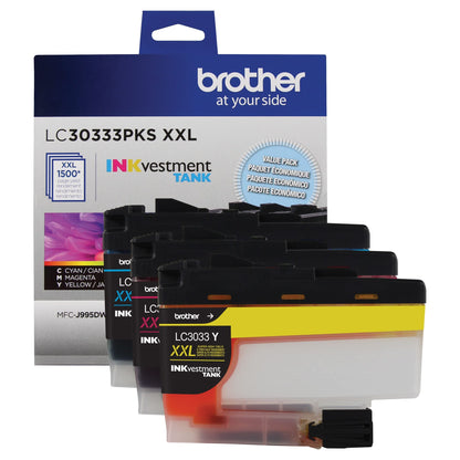 Brother Inkjet Printer Ink LC30333PKS, high yield, 3 Count – view 2