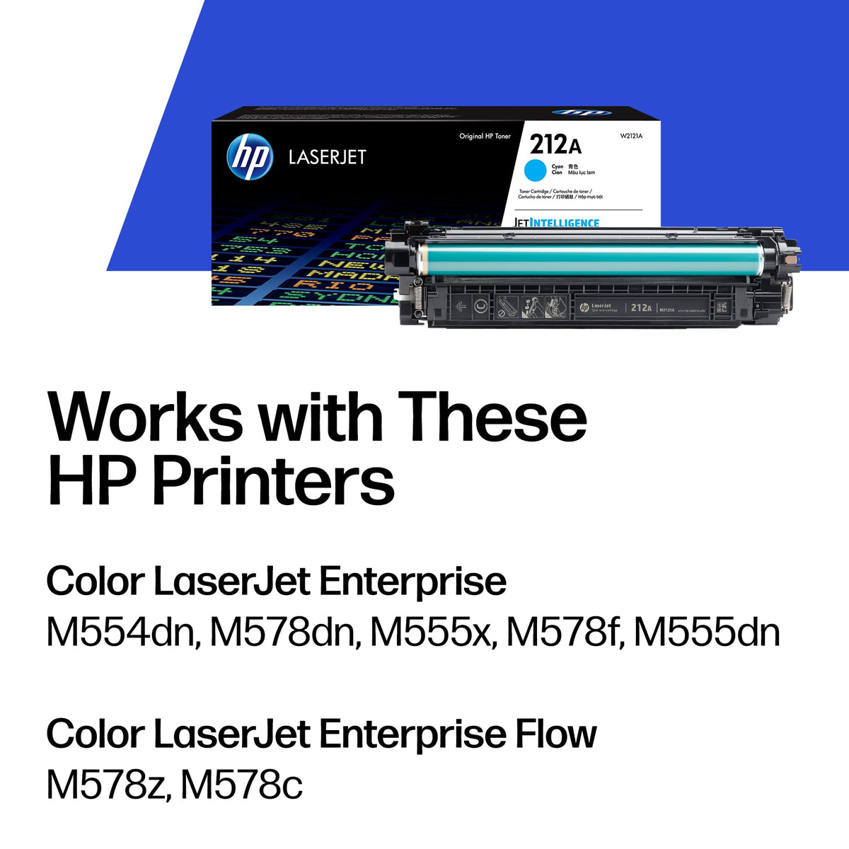 HP Laser Printer Toner W2121A – view 2