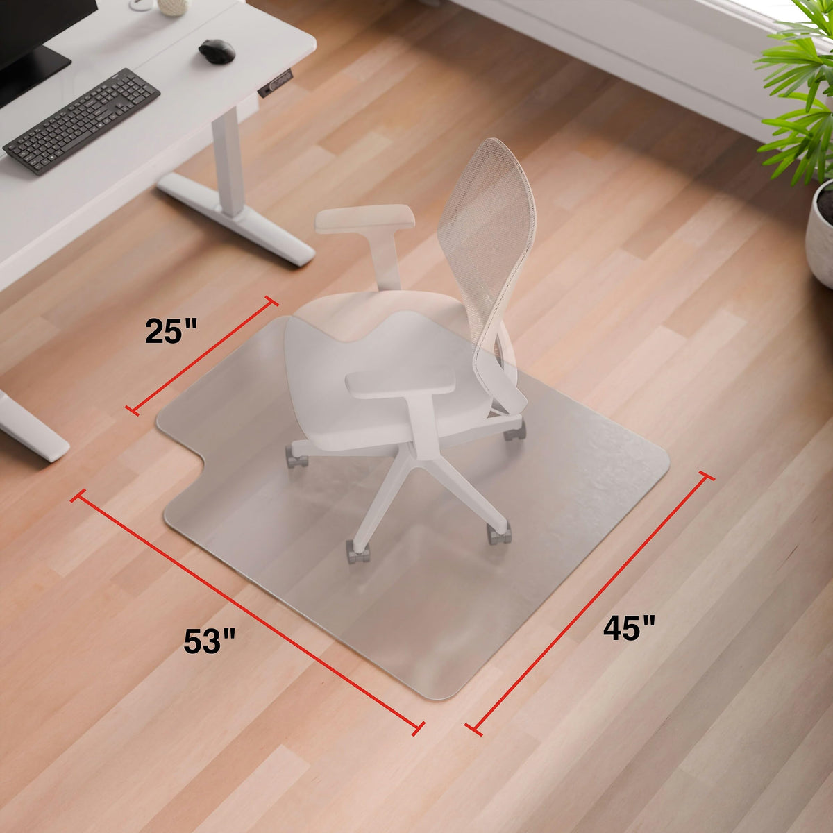 Staples Chair Mat 20231-CC, 45" x 53" – view 9