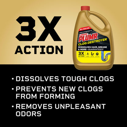 Liquid-Plumr Drain Opener Substance 4460000227, 80 Fl Oz – view 3