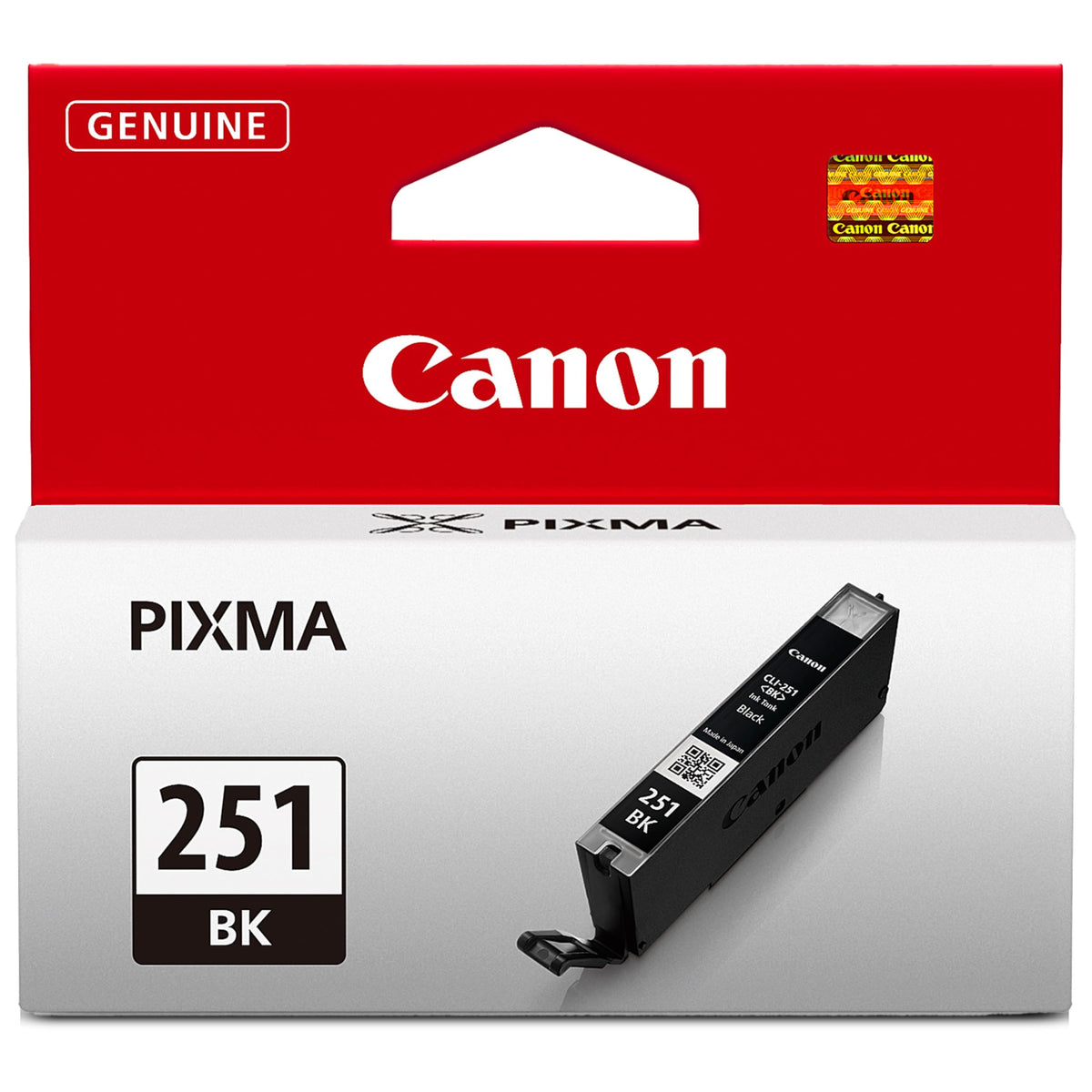 Canon Inkjet Printer Ink CLI251BK, CLI-251 BK