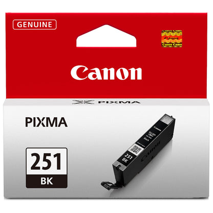 Canon Inkjet Printer Ink CLI251BK, CLI-251 BK