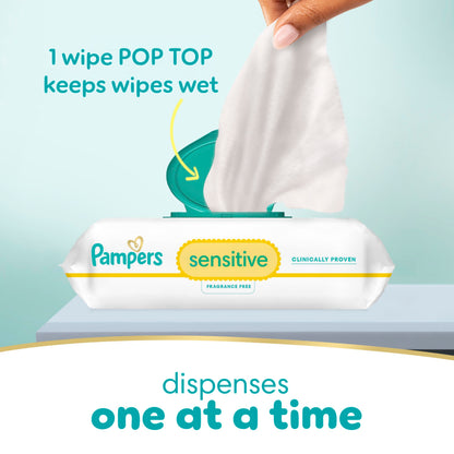 Pampers Skin Cleaning Wipe PAM87087, 56 Count (Pack of 3), 168 Count – view 9