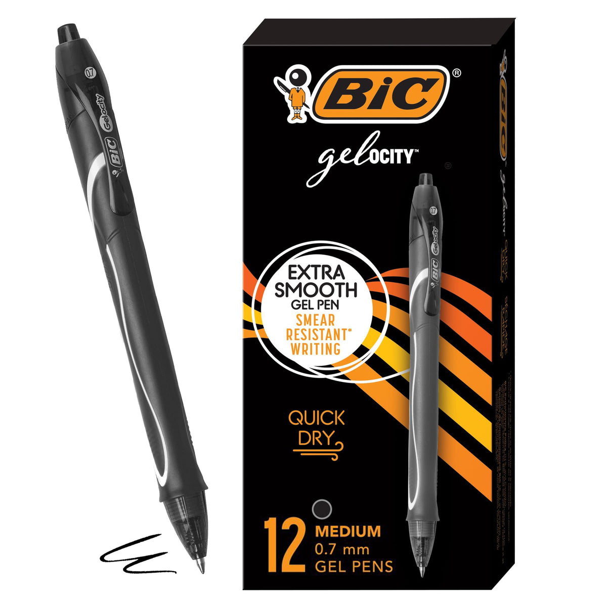 BIC Writing Instrument RGLCG11-BLK, 12 Count