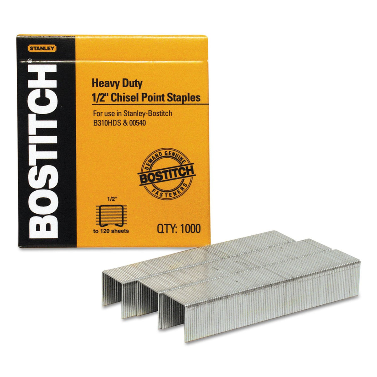 Bostitch Hardware Staple SB35121M, 1/2 inch (length only)