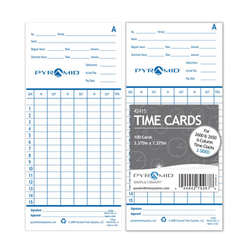 Pyramid Time Systems Office Products 42415, 100 pk