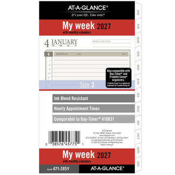 AT-A-GLANCE Planner 471-285Y, Size 3