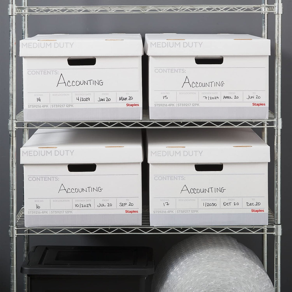 Staples Storage Box 2489703, 12 Pack – view 8
