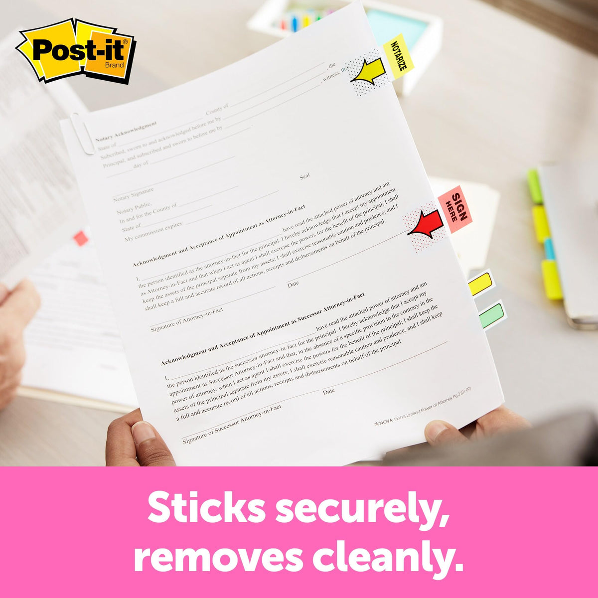 Post-it Self Stick Note 680-HVSHR, 1.2" x 1.2", 200 Count – view 5