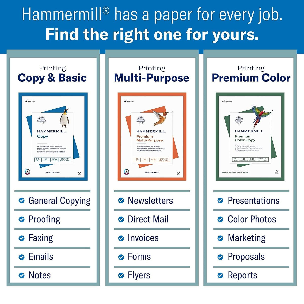 Hammermill Print Copy Paper 104646, 1 Ream | 500 Sheets – view 4