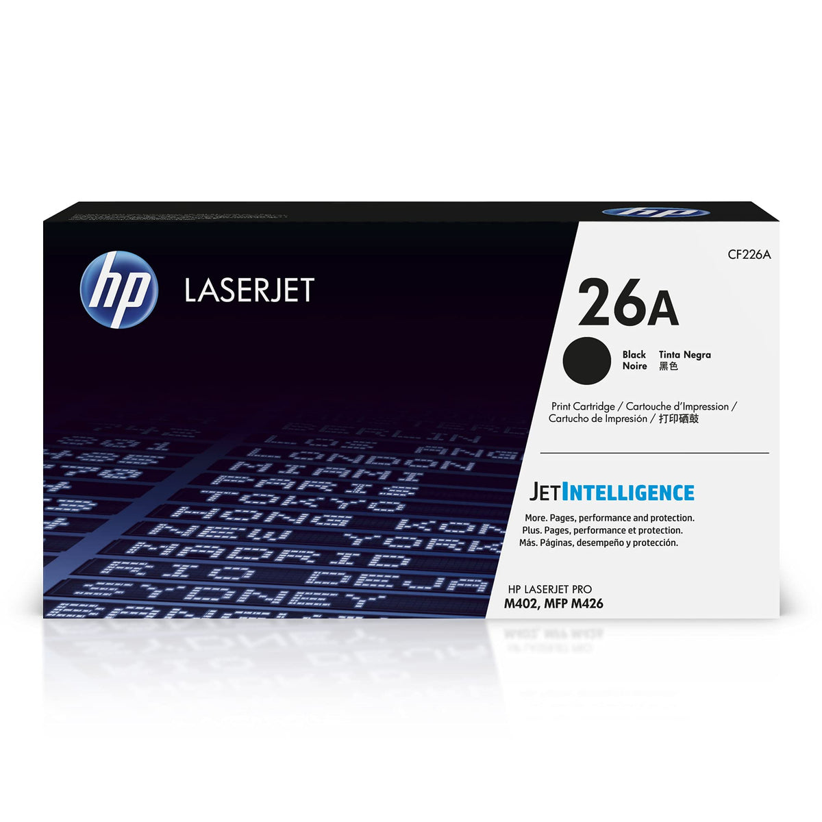 HP Laser Printer Toner CF226A, 26A Single Toner Pack
