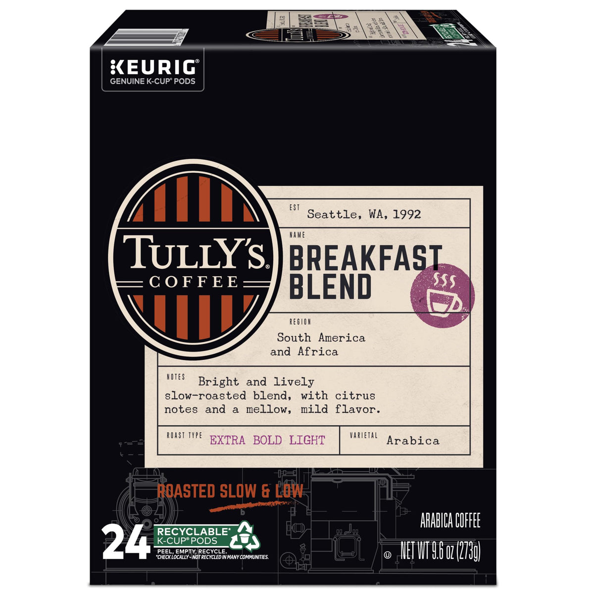 TULLY'S Coffee 5000203126, 24 Count (Pack of 4), 96 Count – view 10