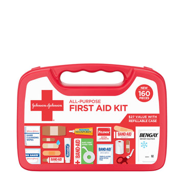 Band-Aid First Aid Kit 00381372020453, 160 Piece