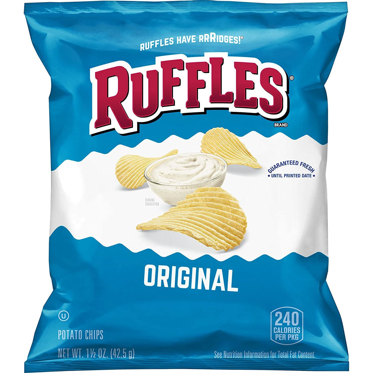 Ruffles Snack Chip And Crisp 44363, 96 Ounce – view 4