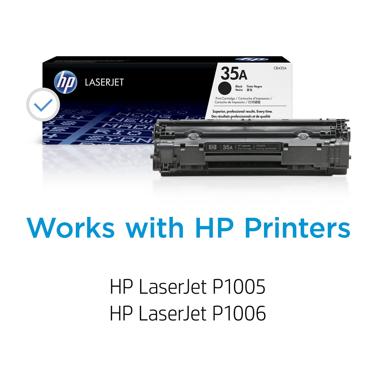 HP Laser Printer Toner CB435A, original – view 2