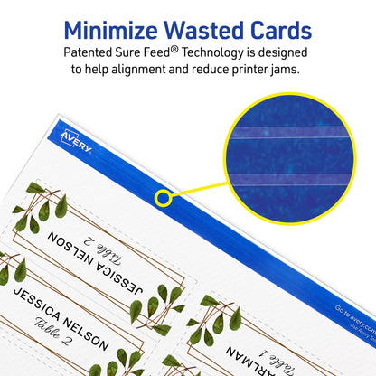 Avery Card Stock 5011, 1-7/16" x 3-3/4" - 150 Cards – view 3