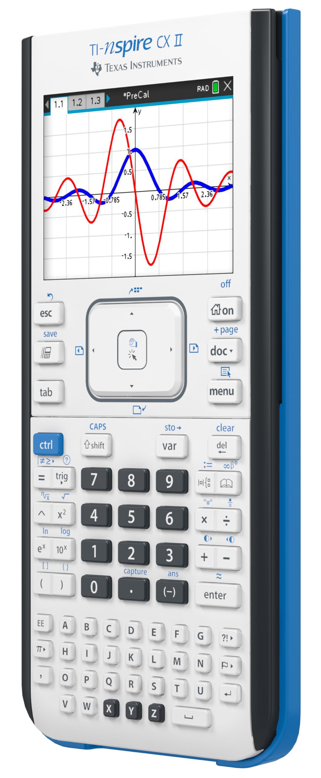 Texas Instruments Calculator NSCX2/TBL/1L1/A, 7.5" x 3.3" x 0.4" – view 4