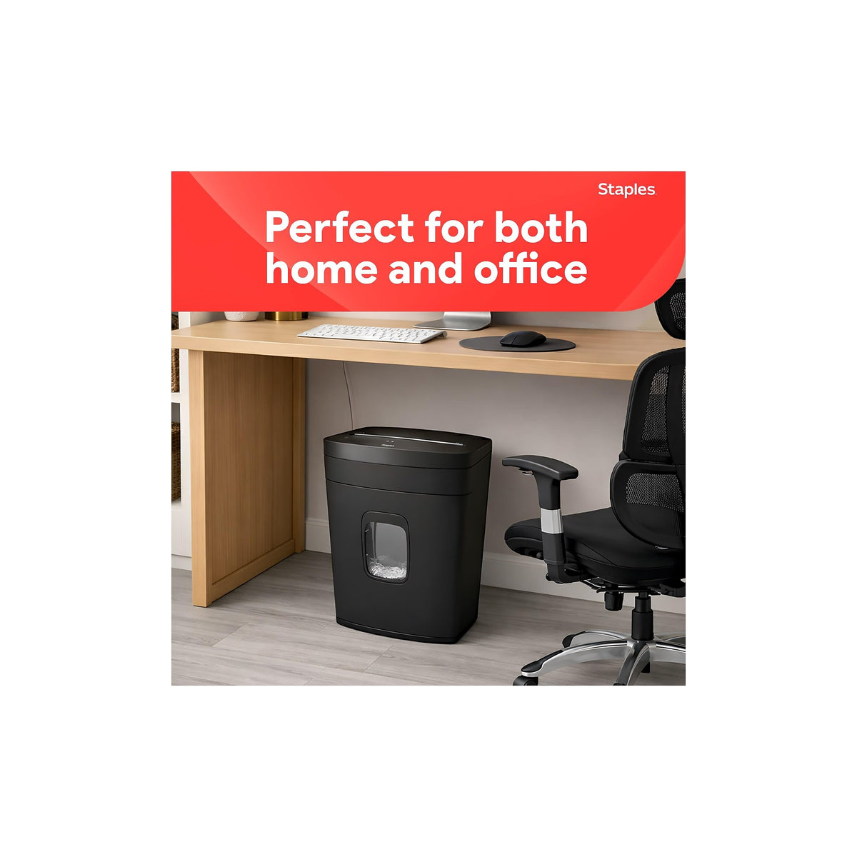 STAPLES Paper Shredder ST62153, 12 Sheet (Tall) – view 7