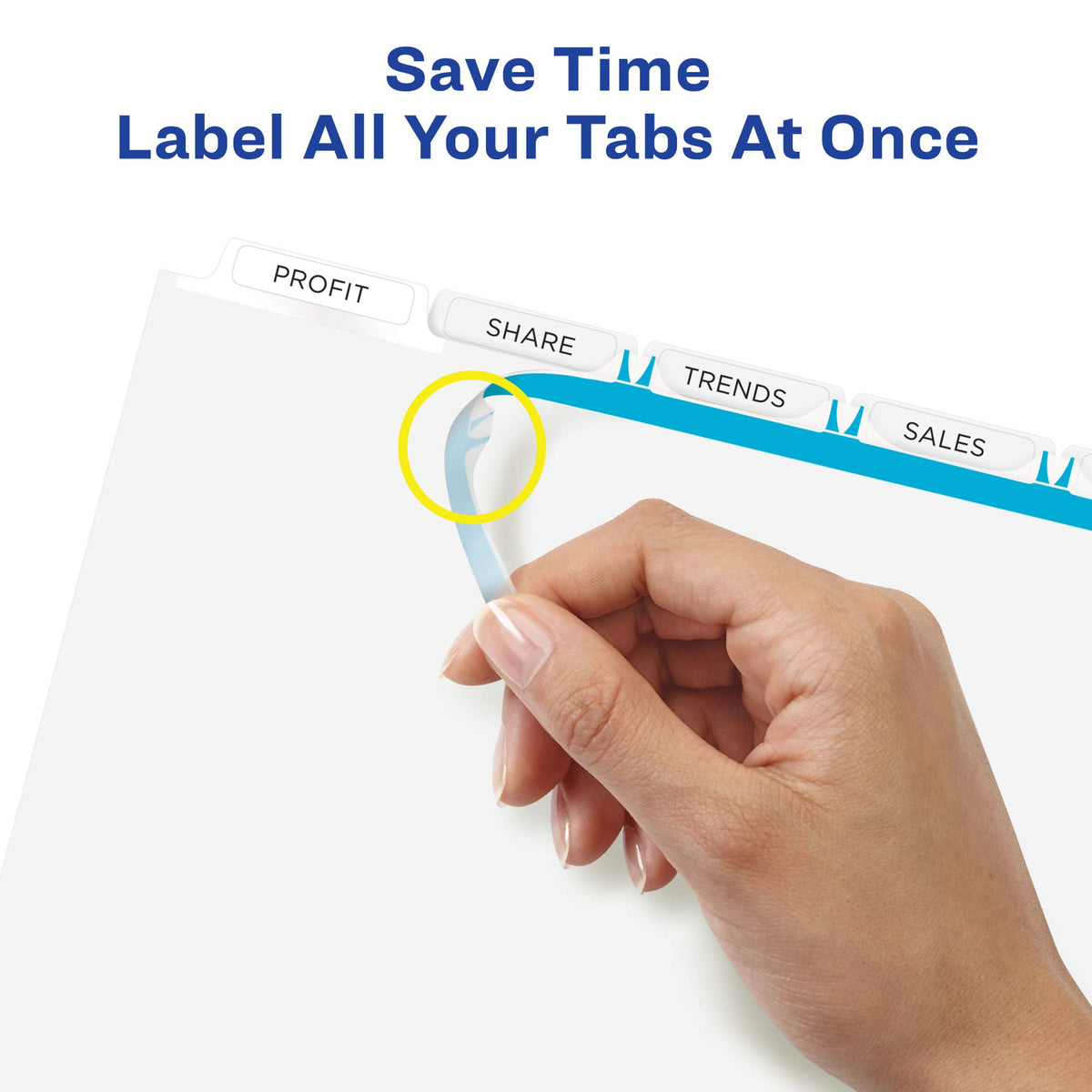 Avery Binder Divider 11556, 5 tab, 50 Count – view 3