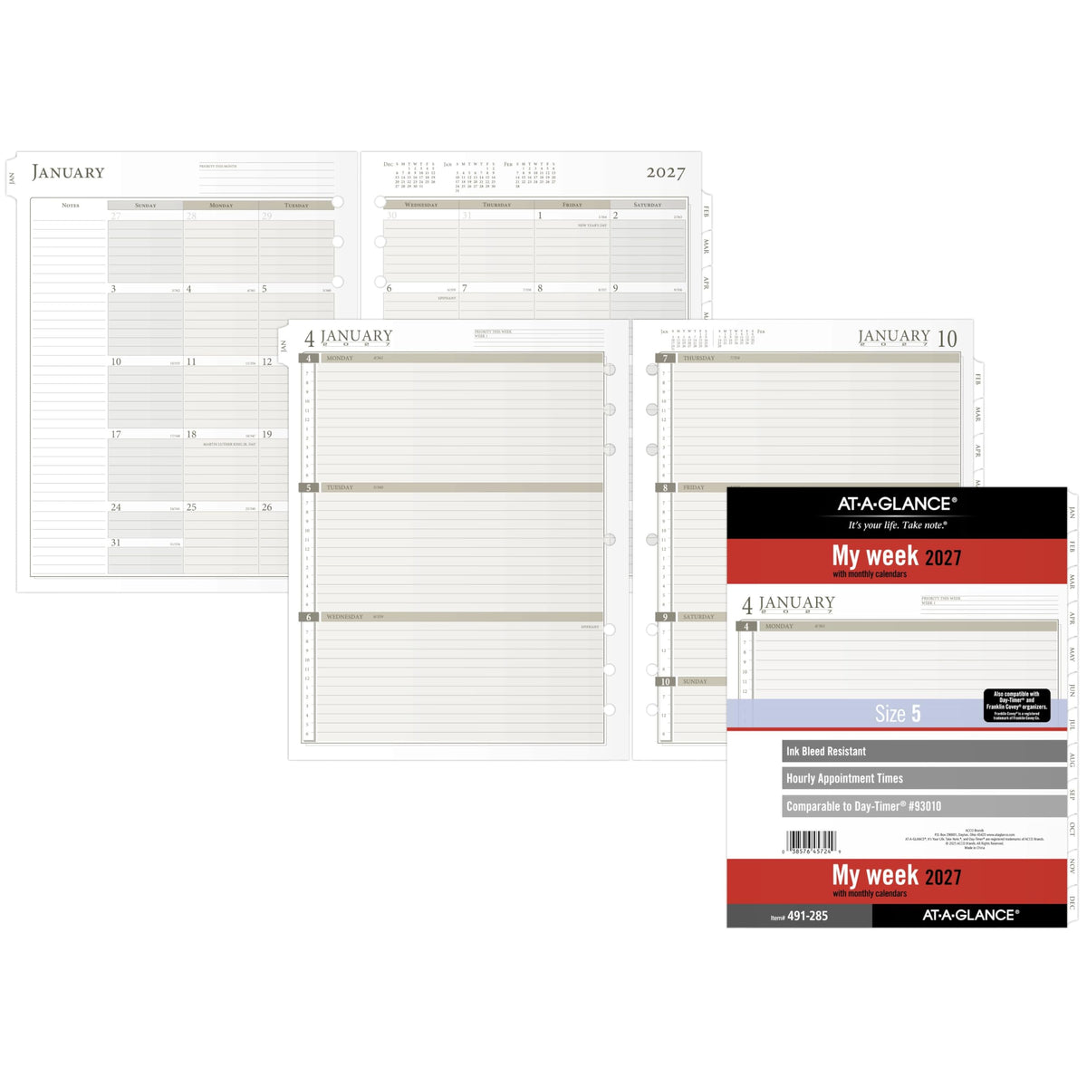 AT-A-GLANCE Planner 491-285, Size 5 – view 5