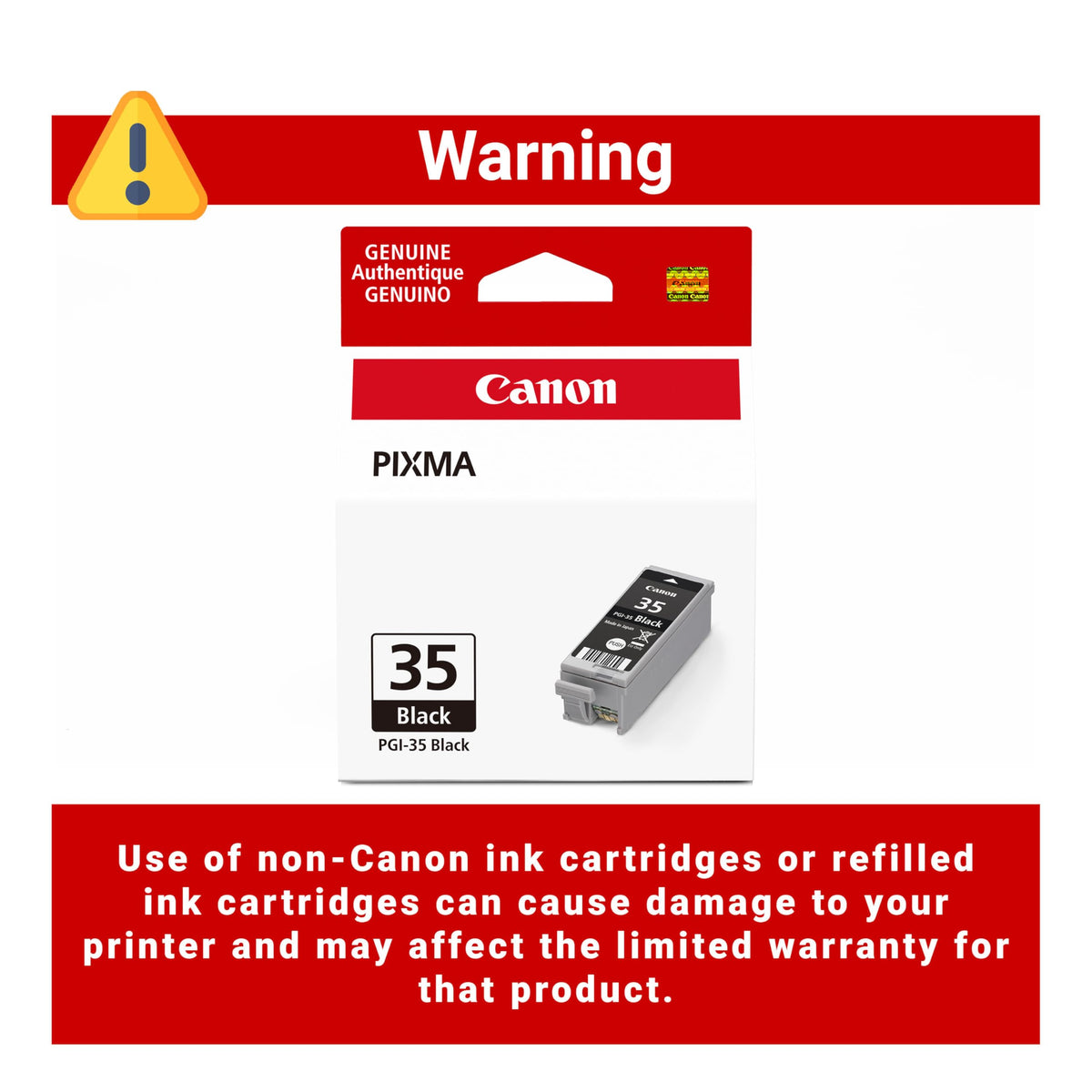 Canon Inkjet Printer Ink PGI35, 1 Count – view 3