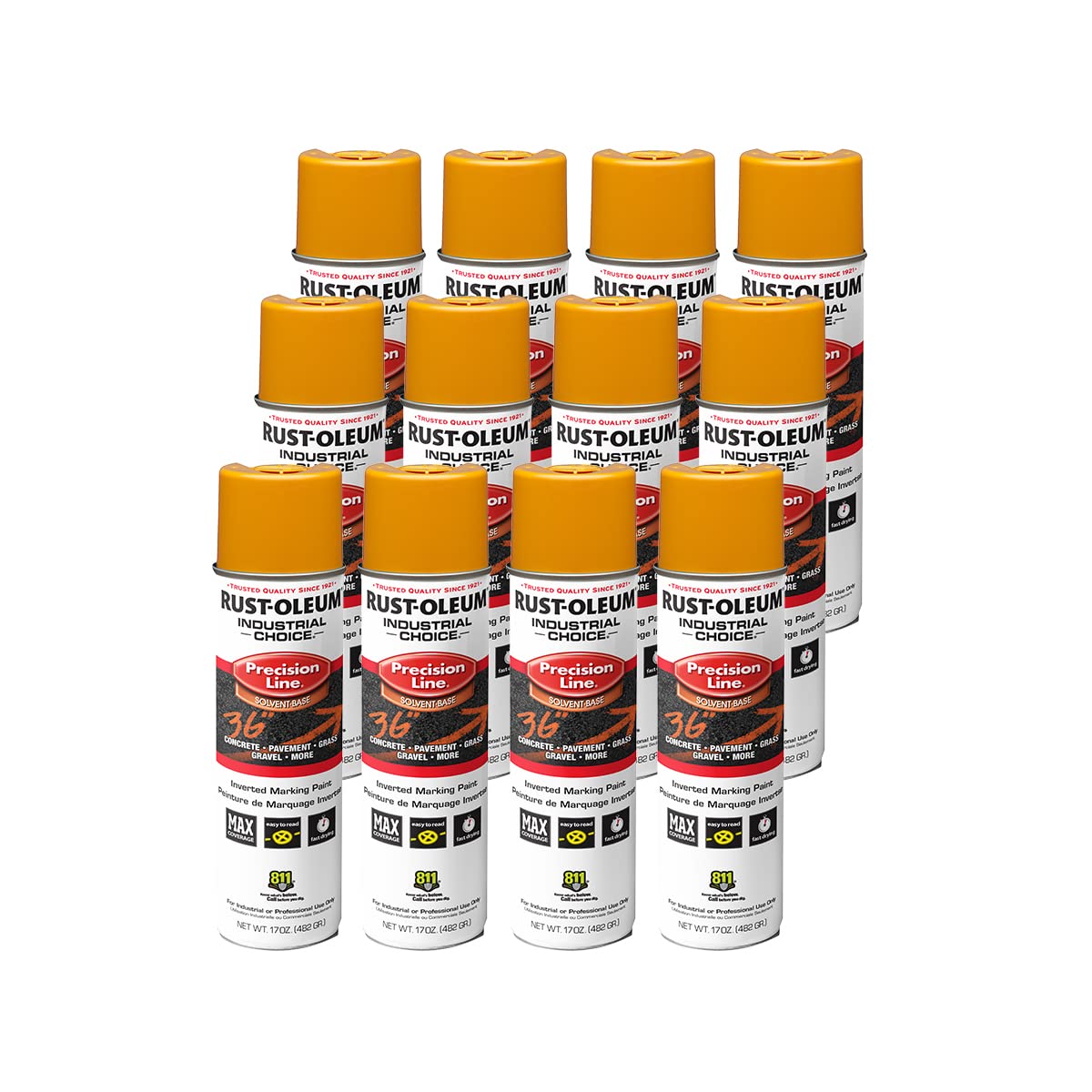 Rust-Oleum Paint 203024, 17 Ounce (Pack of 12)