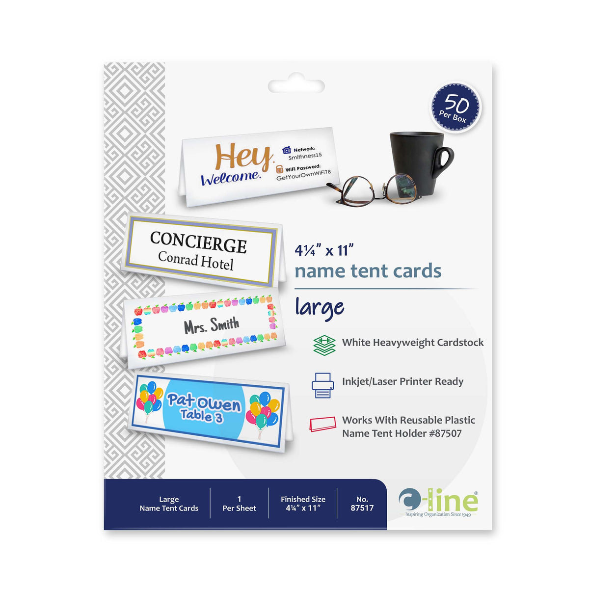 C-Line Paper Product CLI87517, Large, 50 Count – view 2