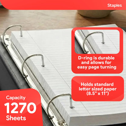Staples Storage Binder ST55821-CC, 5-Inch – view 4