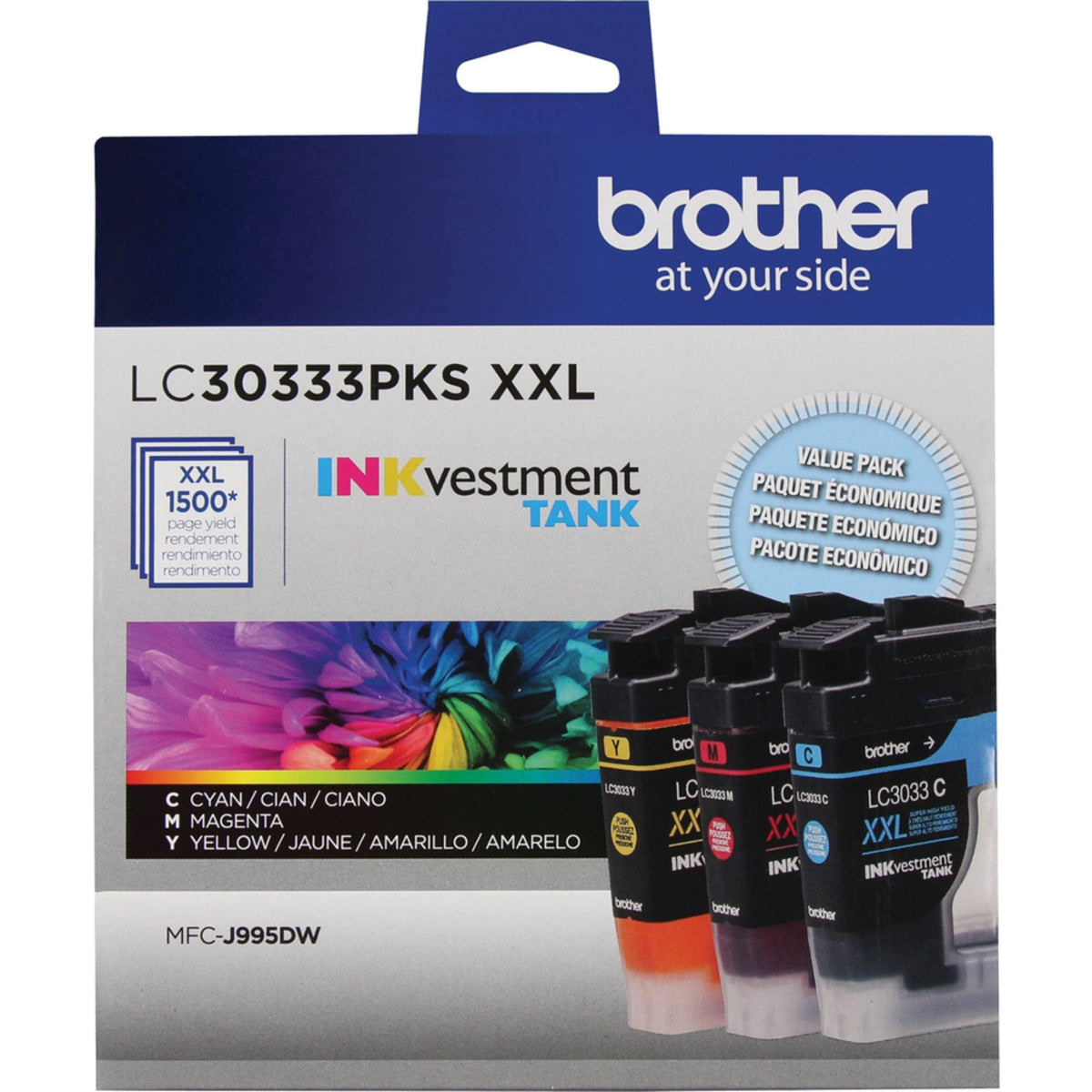 Brother Inkjet Printer Ink LC30333PKS, high yield, 3 Count – view 5