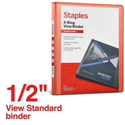 Staples Storage Binder ST55434-CC, 0.5-Inch – view 2