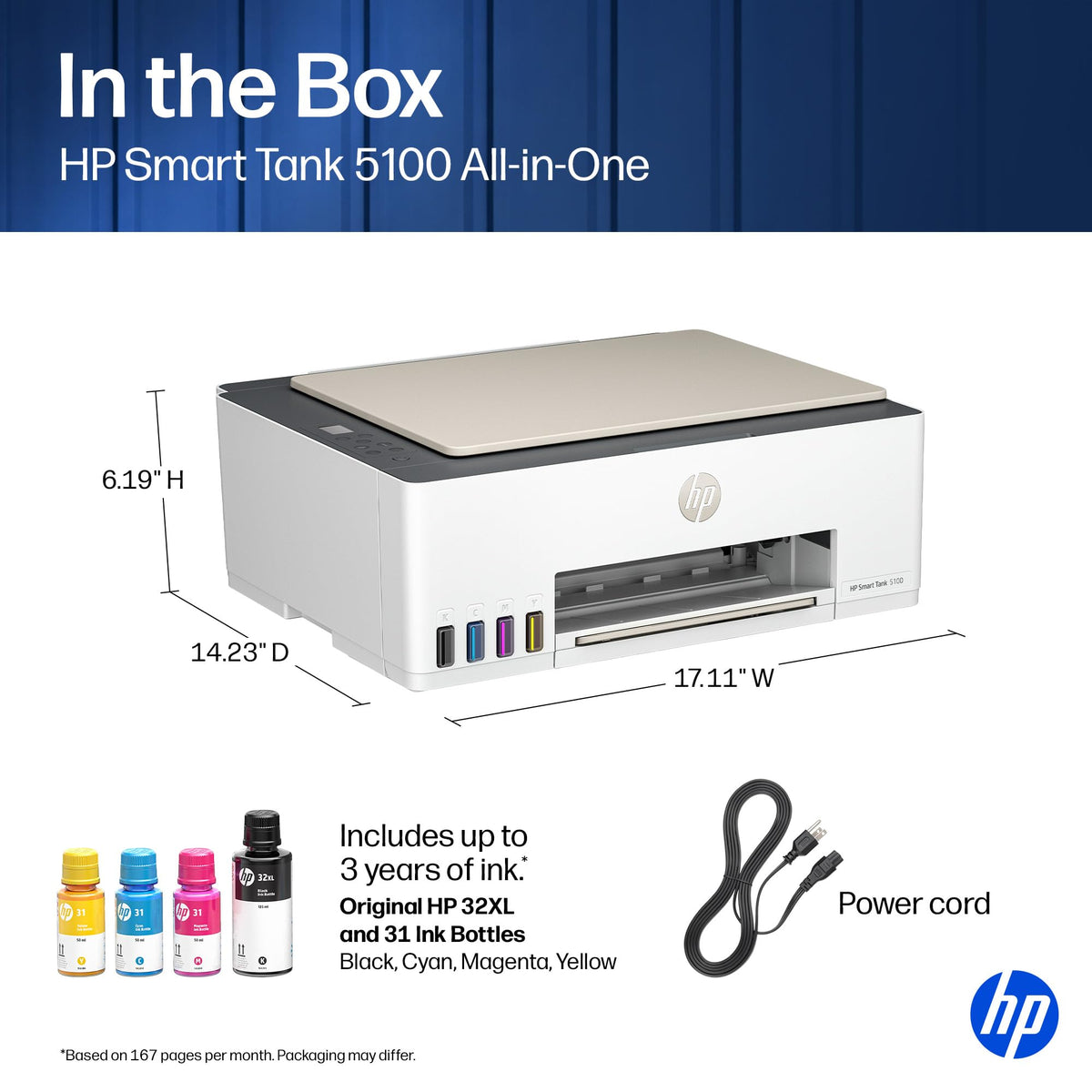 HP Printer 9B2D1A#B1H, one size – view 5