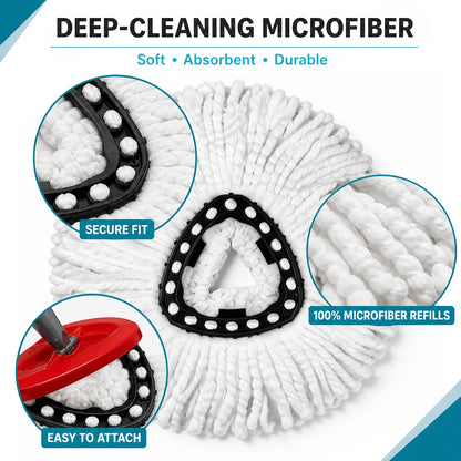 EPSUNORISE Mop TB-white-A1, 4 Pack – view 6