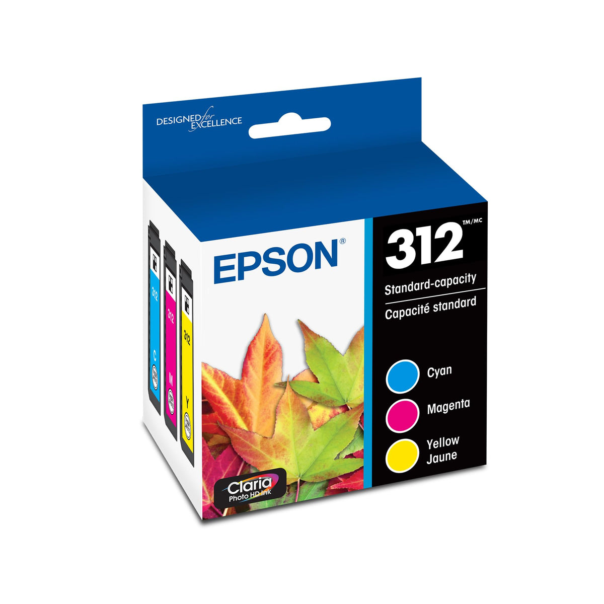 Epson Inkjet Printer Ink T312923-S, Standard, 3 Count