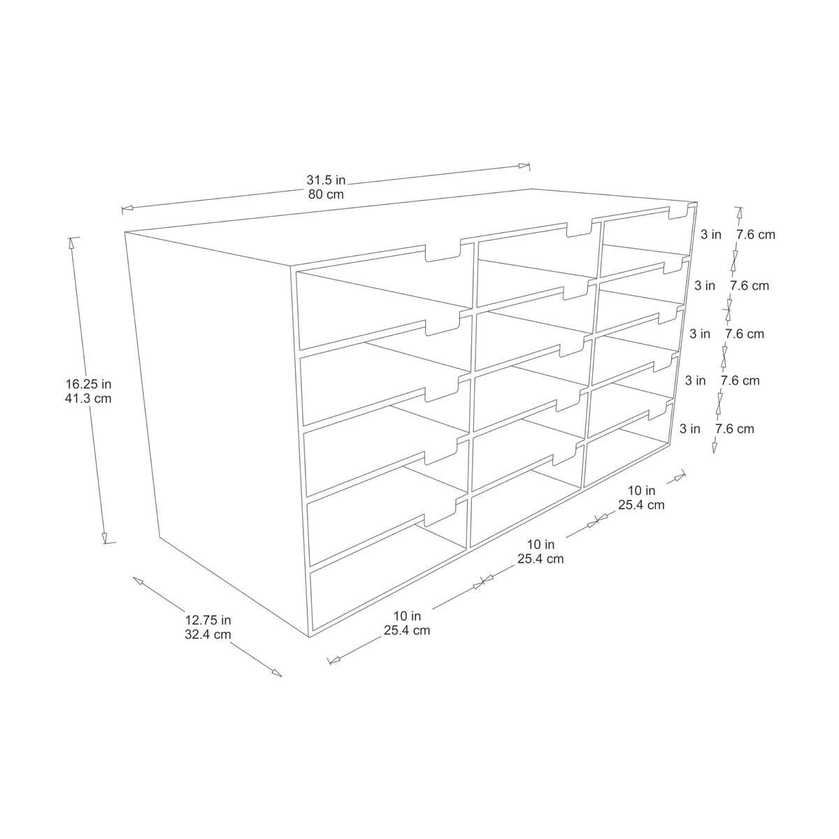 Pacon Item Container 001308, 15-Slot – view 3
