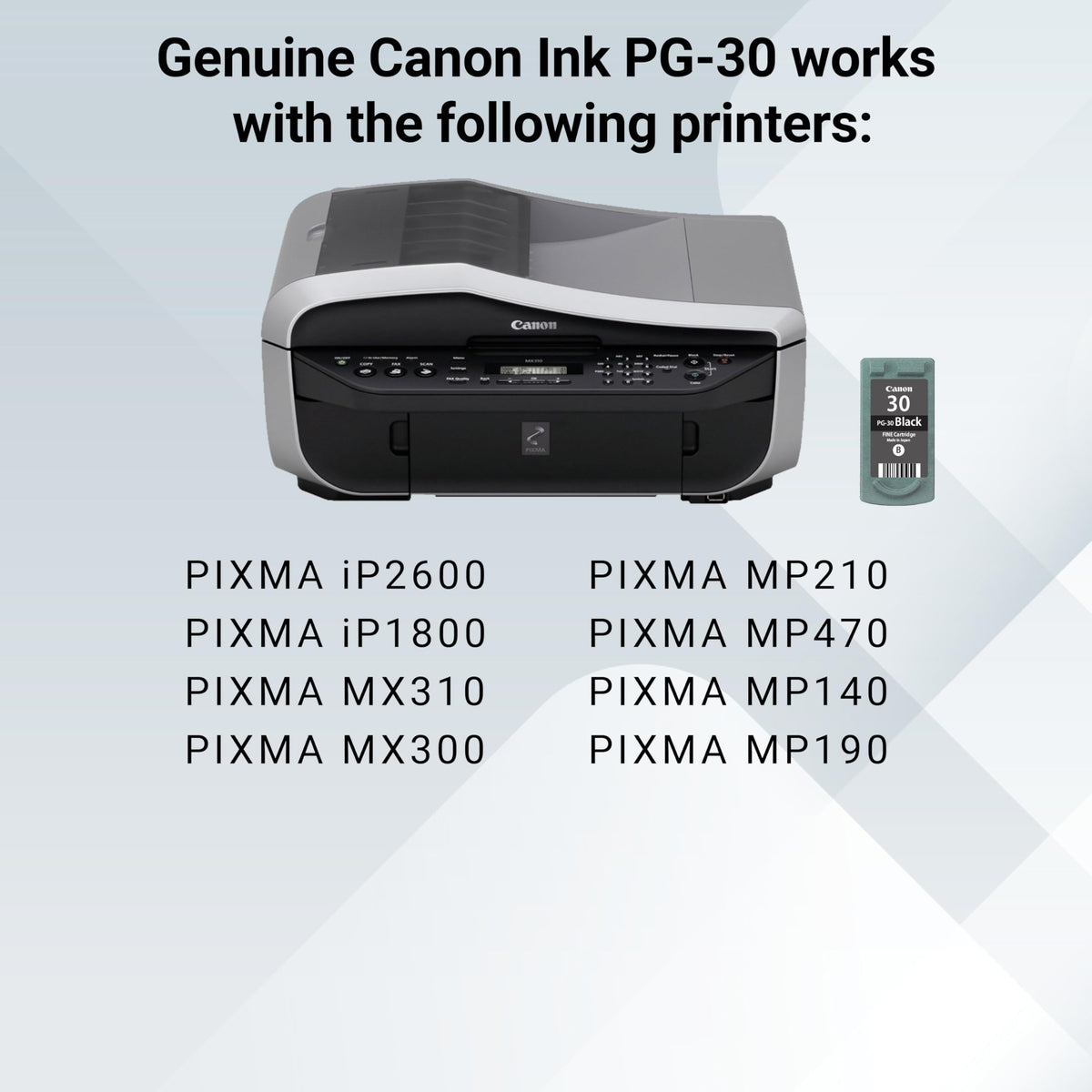 Canon Inkjet Printer Ink PG-30, 1 Size – view 5