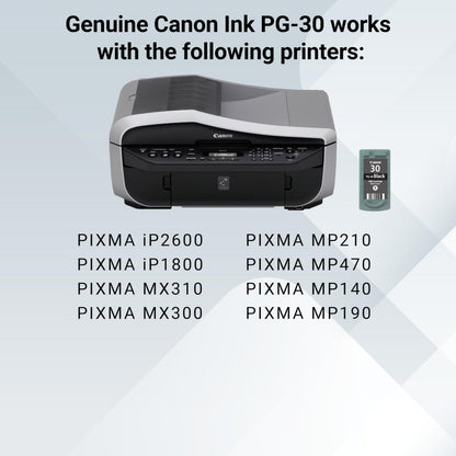 Canon Inkjet Printer Ink PG-30, 1 Size – view 5