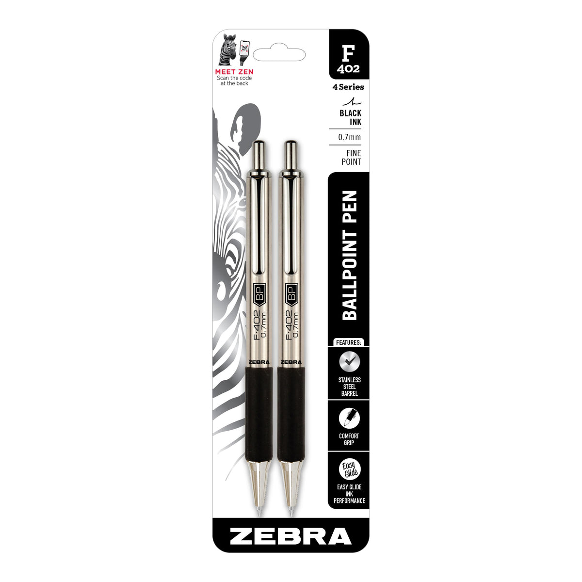 Zebra Pen Writing Instrument 29212, 1 Count (Pack of 2)