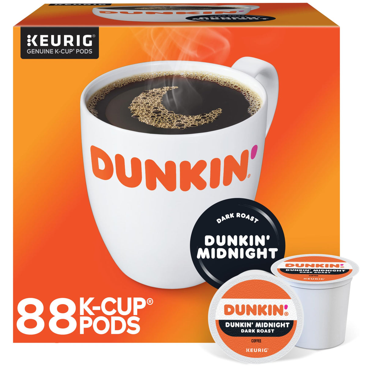 Dunkin' Coffee 881334012798CA, 22 Count (Pack of 4), 88 Count