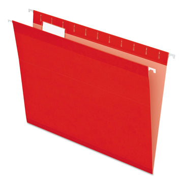 Pendaflex File Folder 04152 1/5 RED, Letter, 25 Count