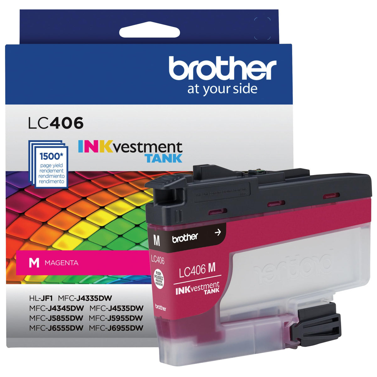 Brother Inkjet Printer Ink LC406MS, 48 Count