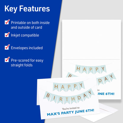 Avery Greeting Card 3378, 5.5" x 8.5" – view 3