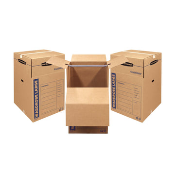 Bankers Box Storage Box 7711001, Set of 3 Tall Wardrobe Boxes
