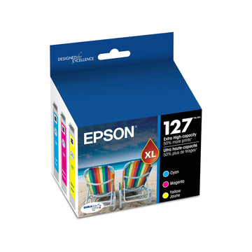 Epson Inkjet Printer Ink T127520-S, Multi-Pack
