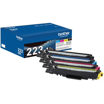 Brother Laser Printer Toner TN2334PK, Standard Yield, 4 Count