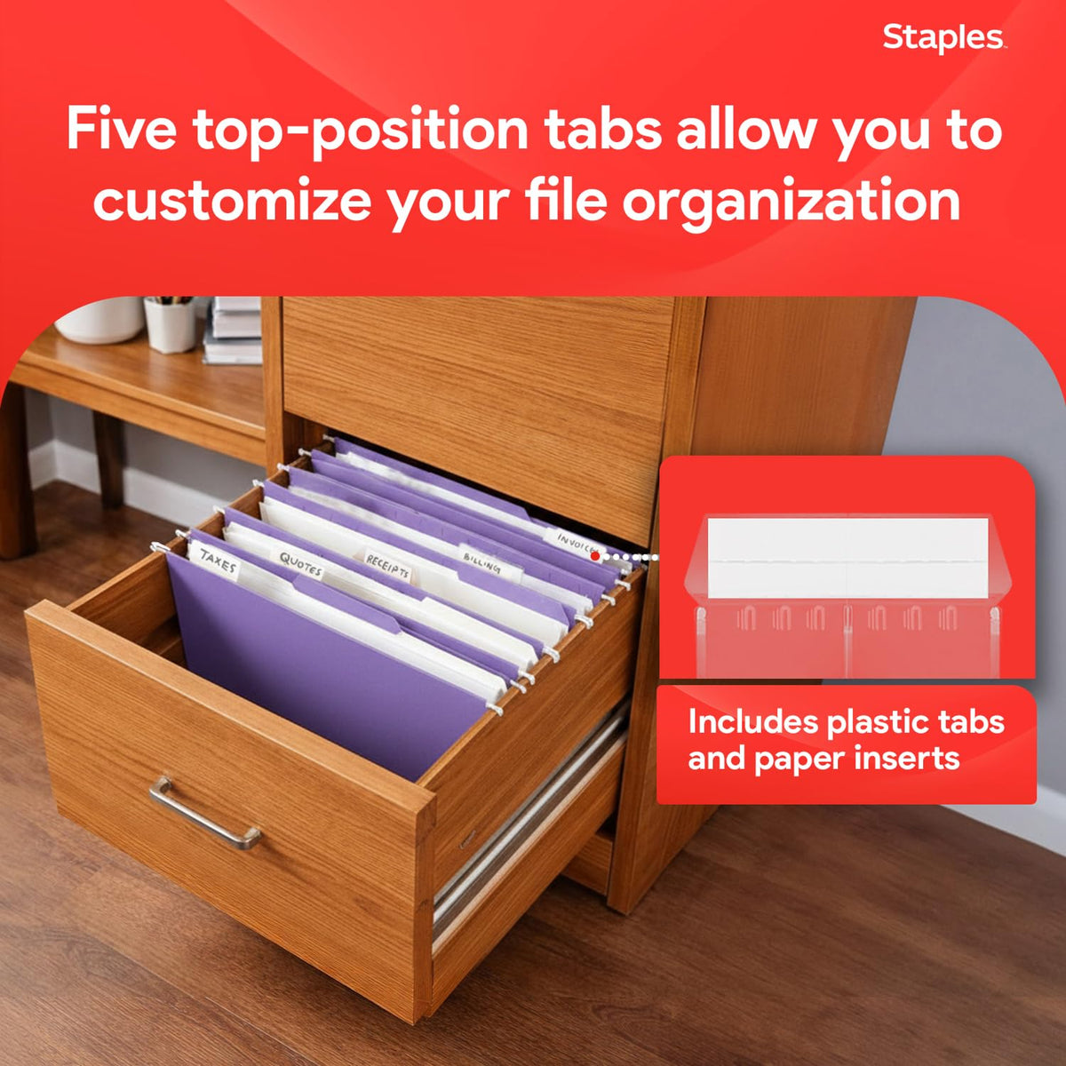 Staples File Folder ST419200-CC, Letter, 25 Count – view 5