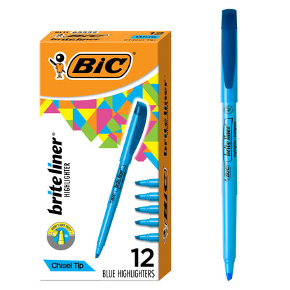 BIC Marking Pen BL11 BLU, 12 Count