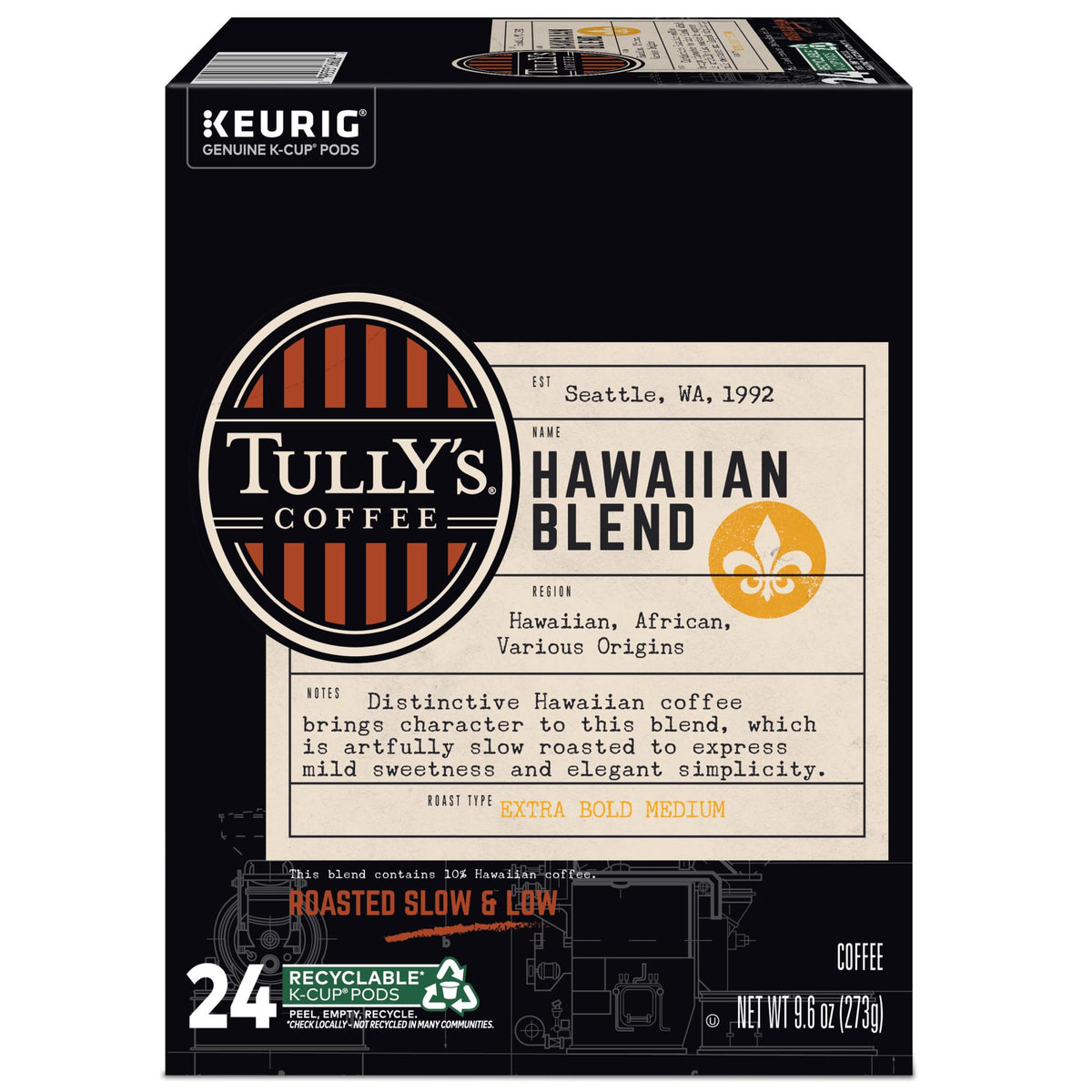 TULLY'S Coffee 60052-103, 24 Count (Pack of 4), 96 Count – view 9