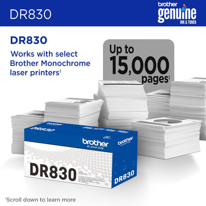 Brother Laser Printer Toner DR830, 15000 Pages – view 2