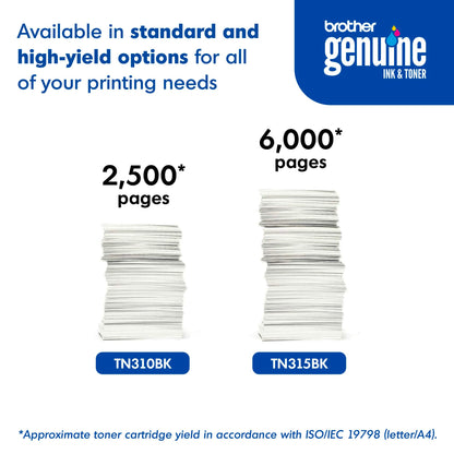 Brother Laser Printer Toner TN310BK, Standard Yield – view 6