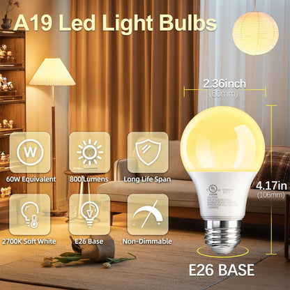 TJOY Light Bulb A19-9-27, 6 Pack – view 2